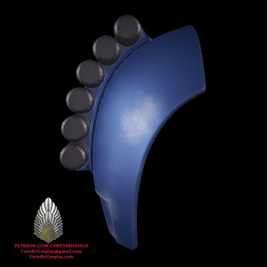 Mandalorian Shoulder Armour Star Wars 3D DIGITAL DOWNLOAD