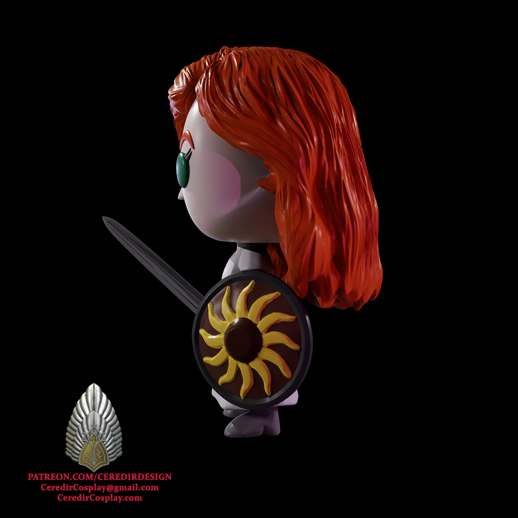 Hera Pop Inspired lord of the rings 3D DIGITAL DOWNLOAD