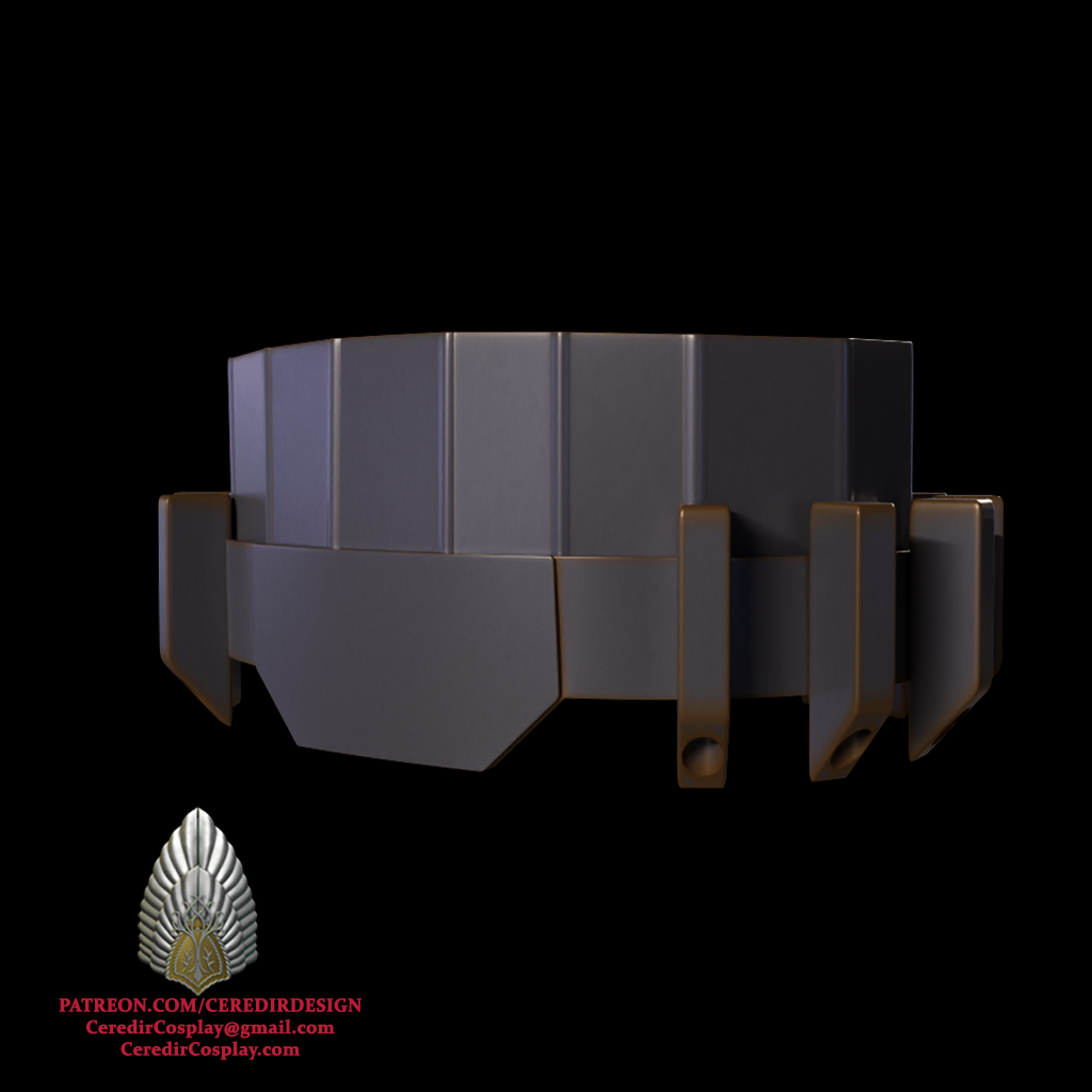 Mandalore the ultimate Hip plates Star wars 3d digital download