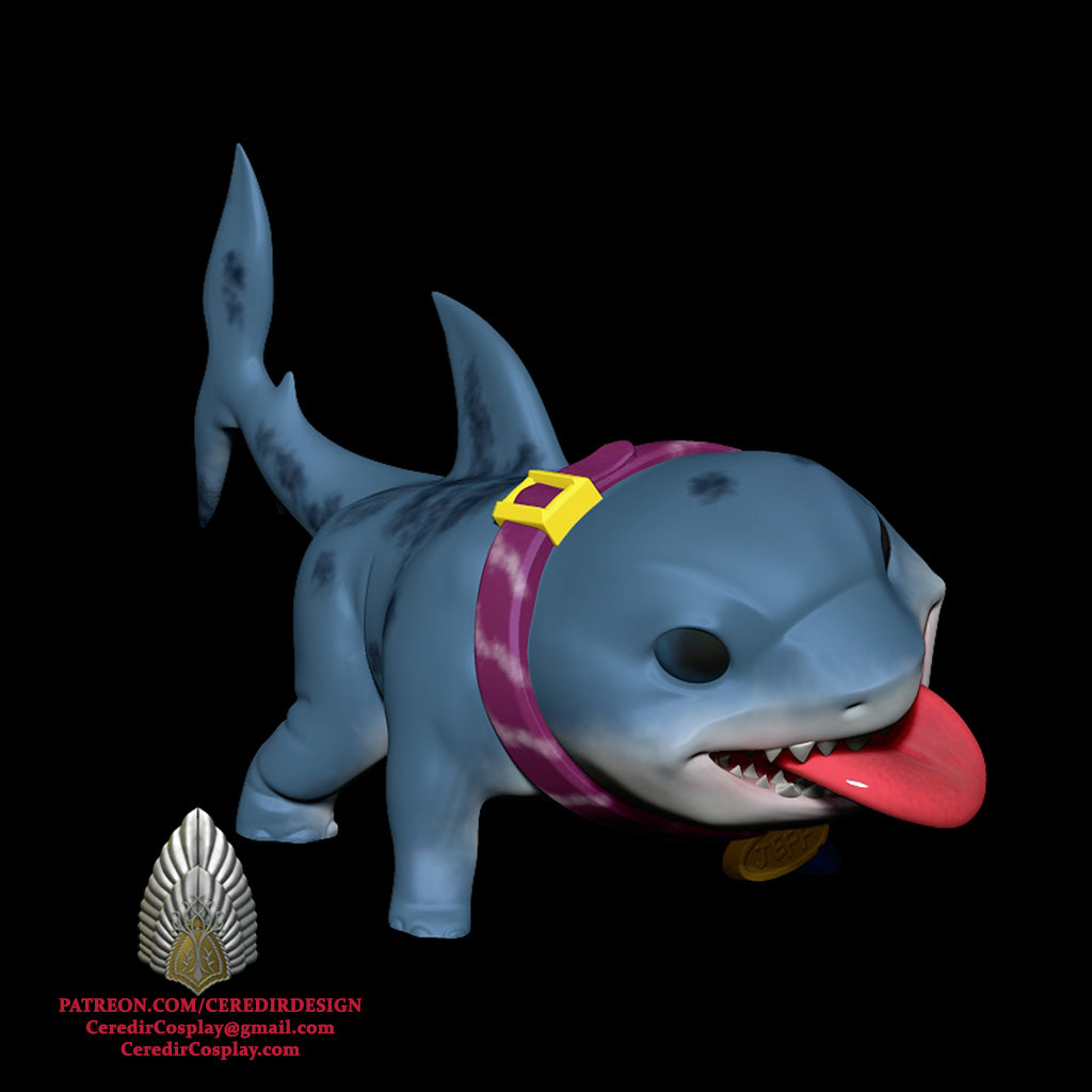 Marvel Rising Jeff The Land Shark toy 3D DIGITAL DOWNLOAD