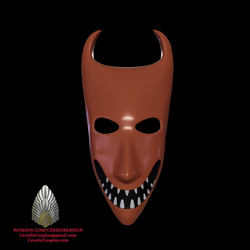 Lockhalf Mask Nightmare before Christmas 3d digital download