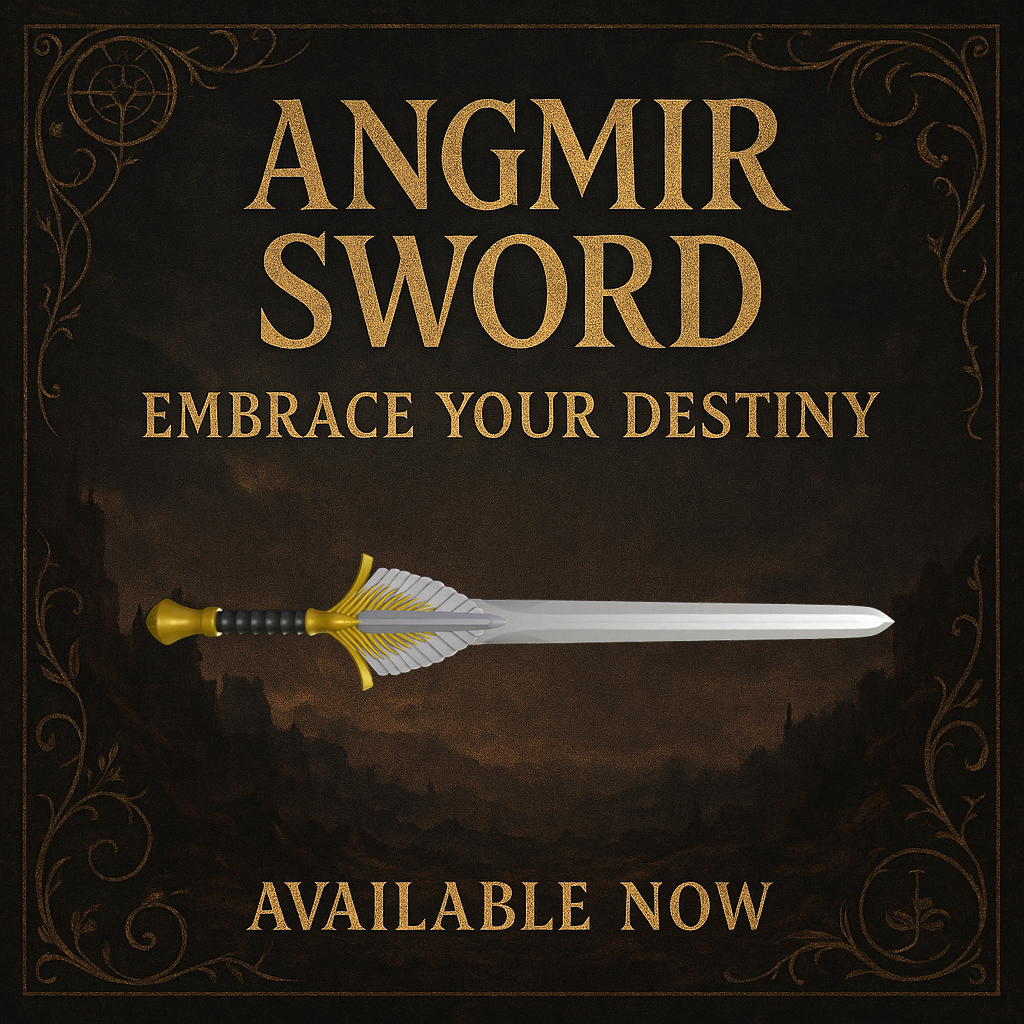 Angmir Sword lord of the rings 3D DIGITAL DOWNLOAD