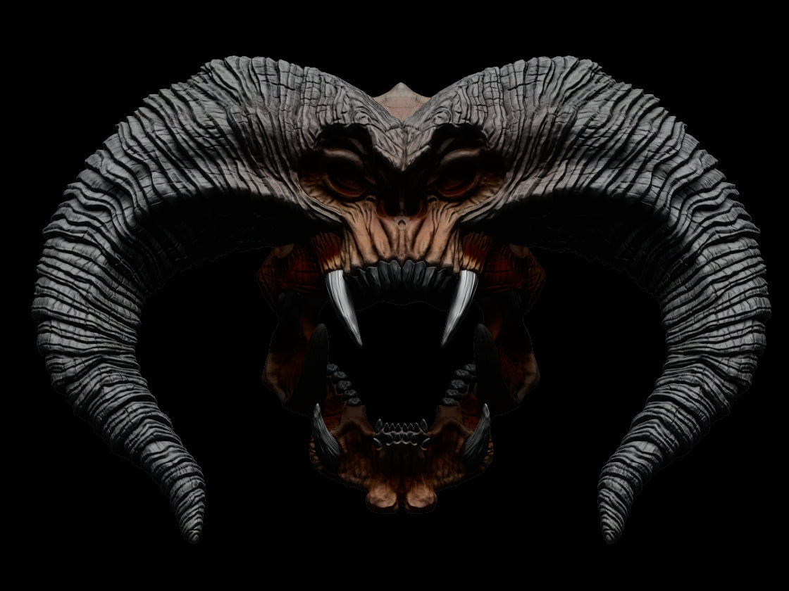 Balrog Skull lord of the rings 3D DIGITAL DOWNLOAD