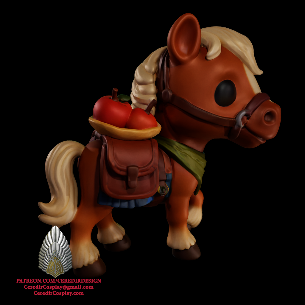 Bill The Pony Funko Inspired Lord of the rings 3d digital DL