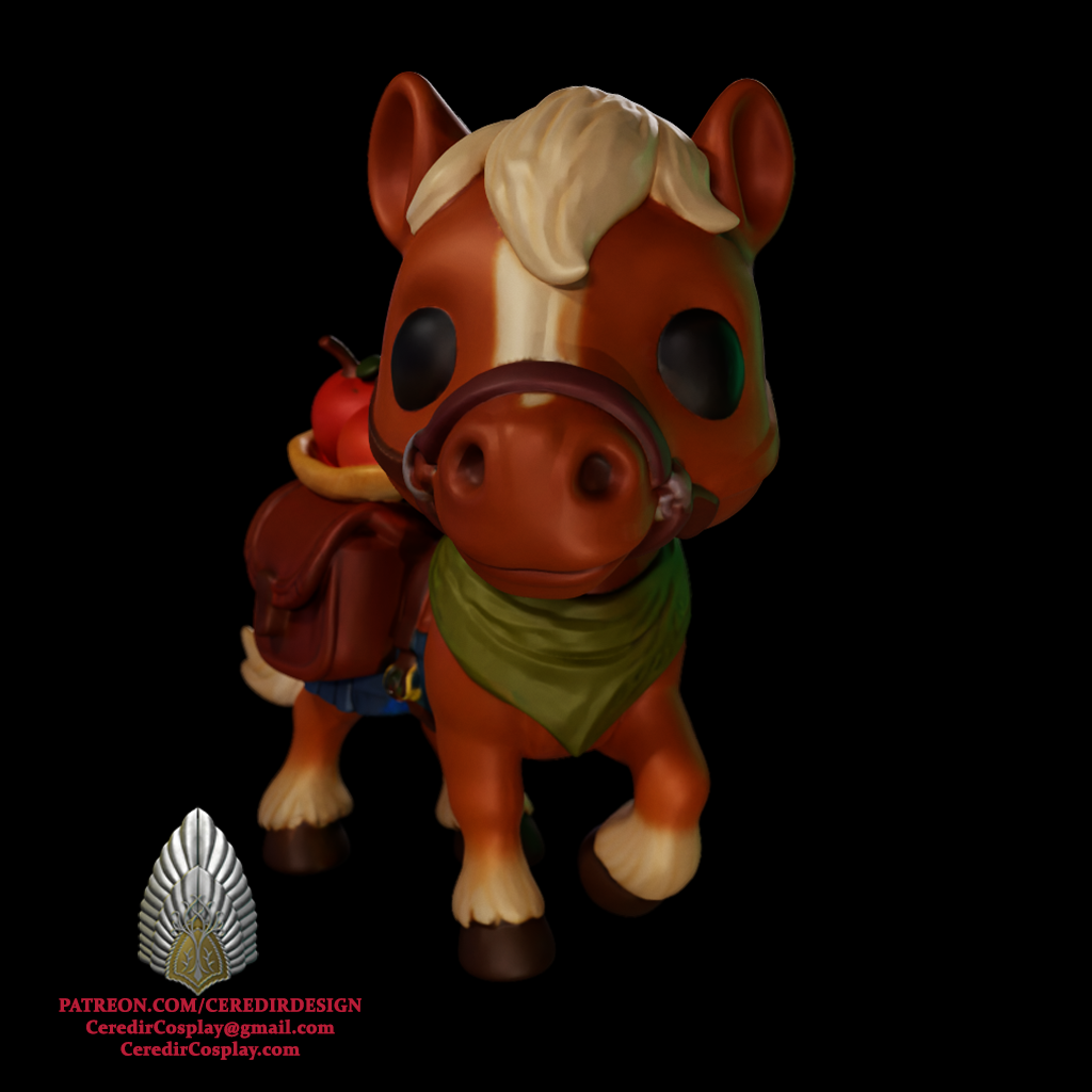 Bill The Pony Funko Inspired Lord of the rings 3d digital DL