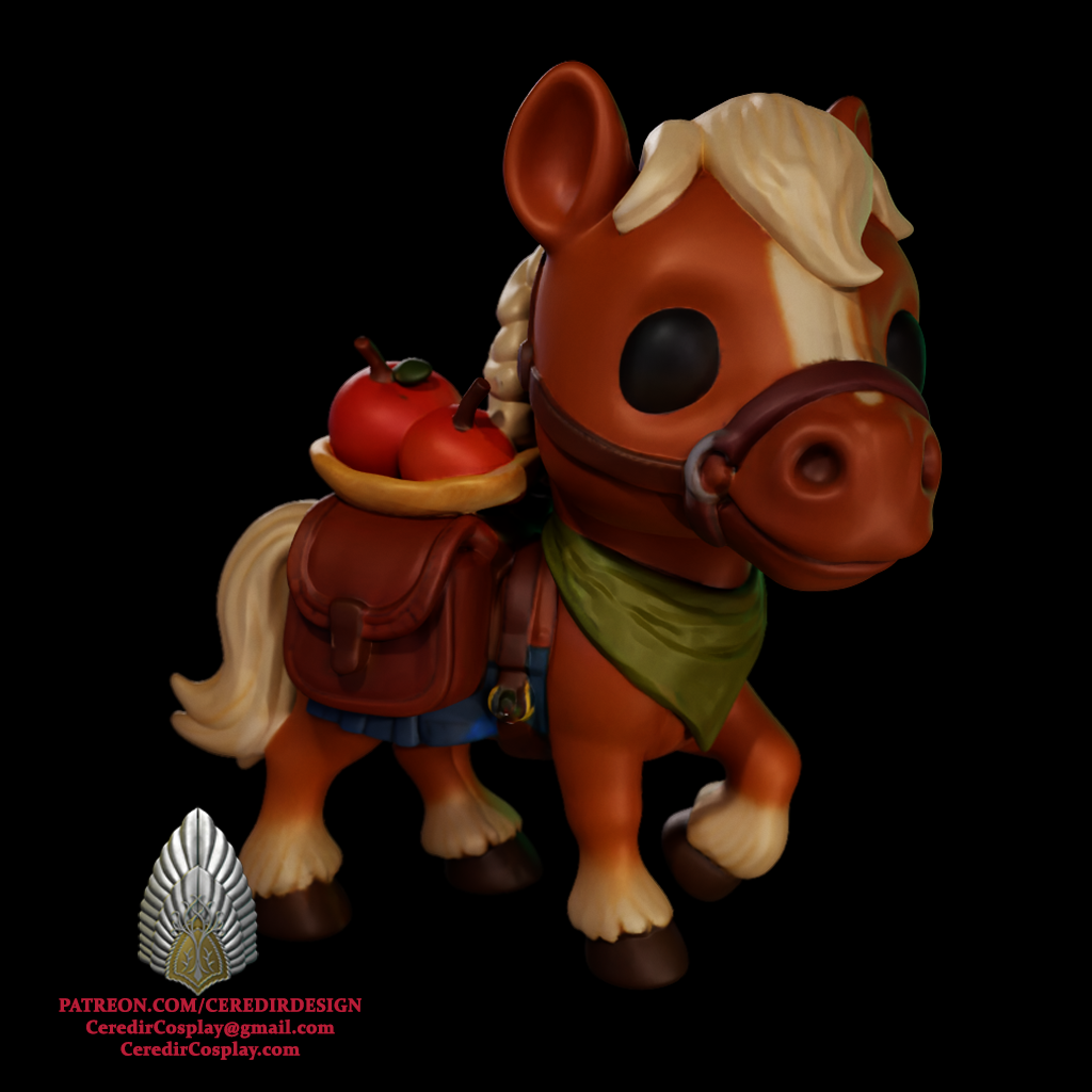 Bill The Pony Funko Inspired Lord of the rings 3d digital DL