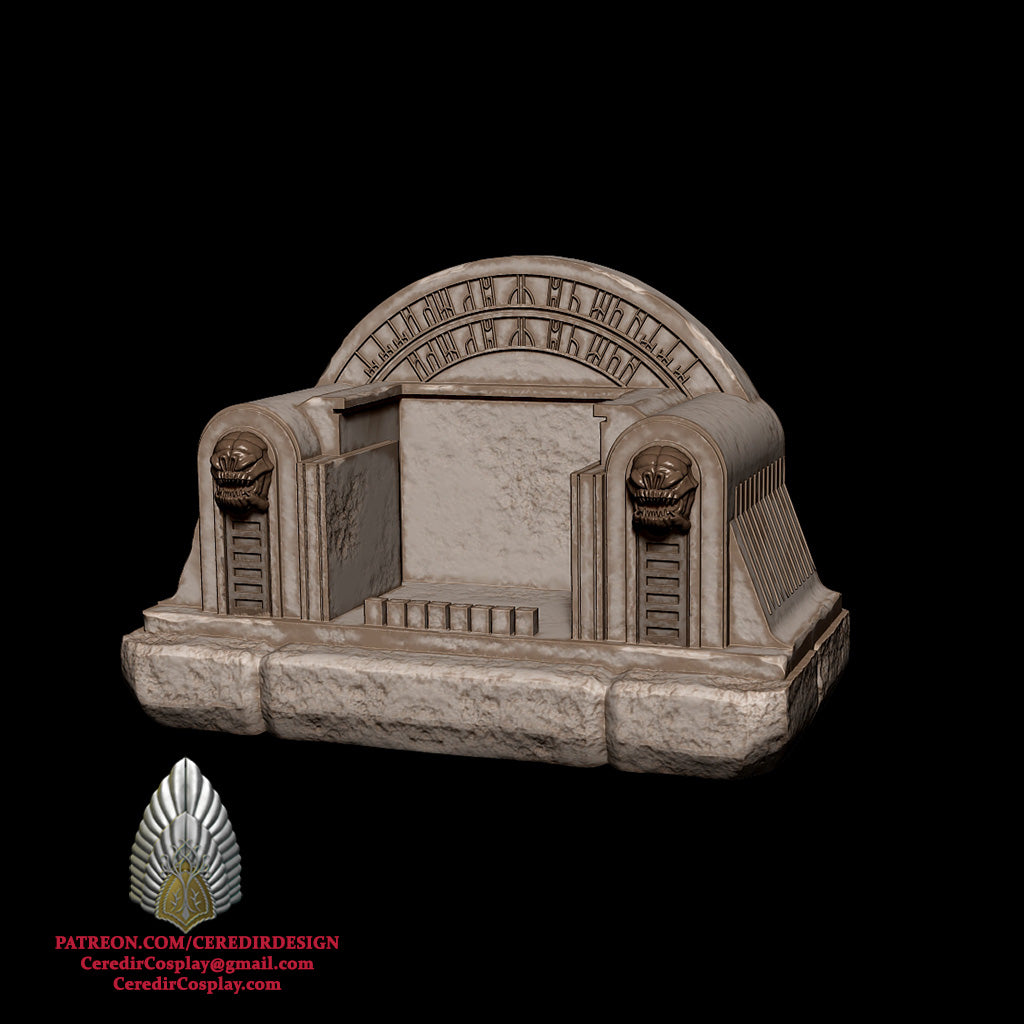 Boba Fett Throne Phone charger and holder 3D DIGITAL DL