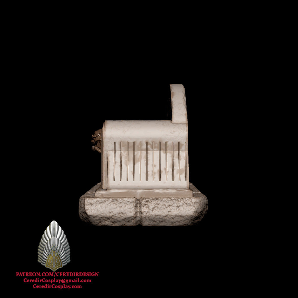 Boba Fett Throne Phone charger and holder 3D DIGITAL DL