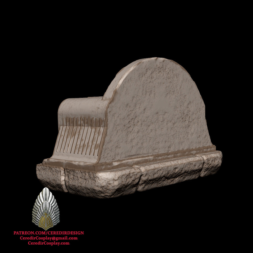 Boba Fett Throne Phone charger and holder 3D DIGITAL DL