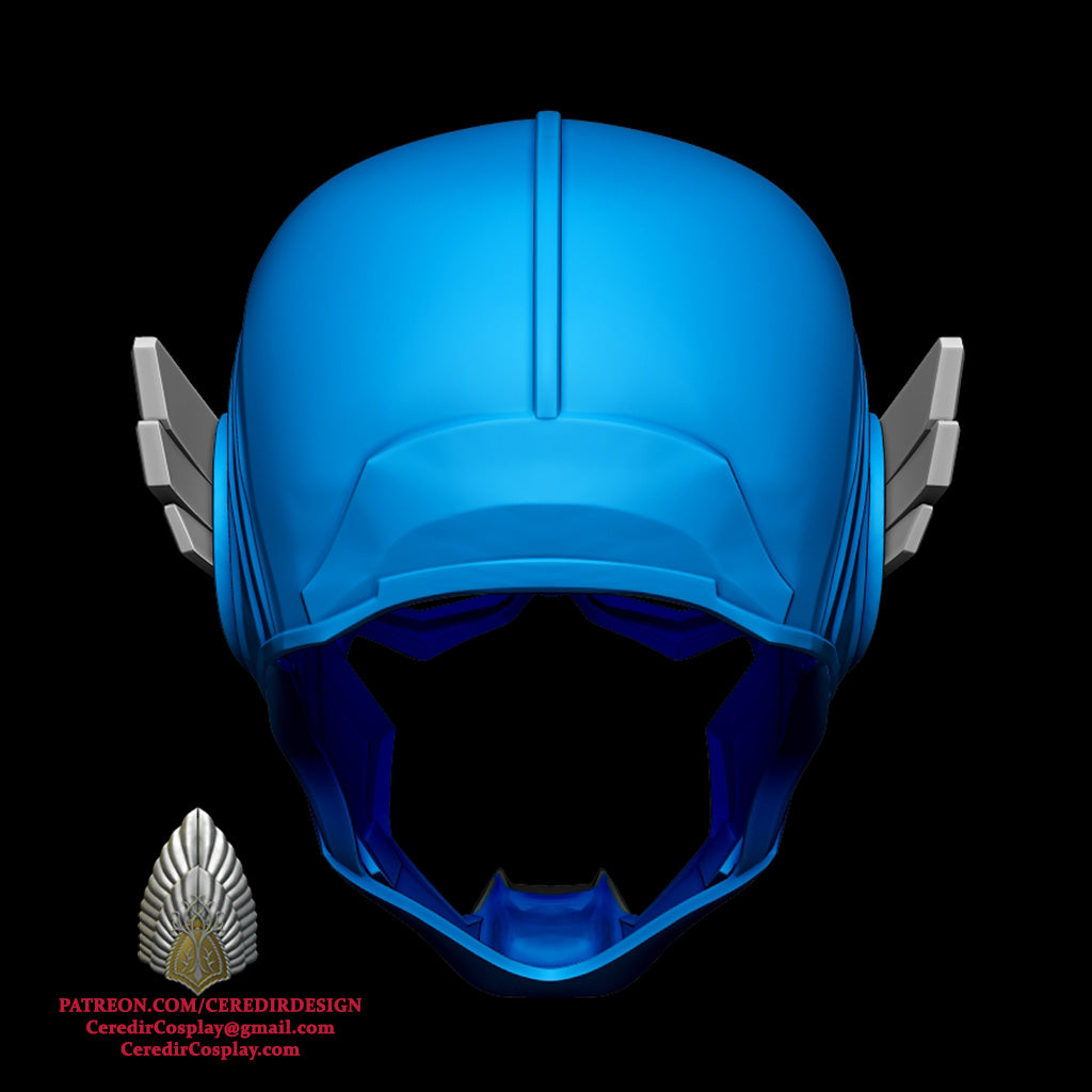 Marvel Rivals Captain America Helmet 3D DIGITAL DOWNLOAD