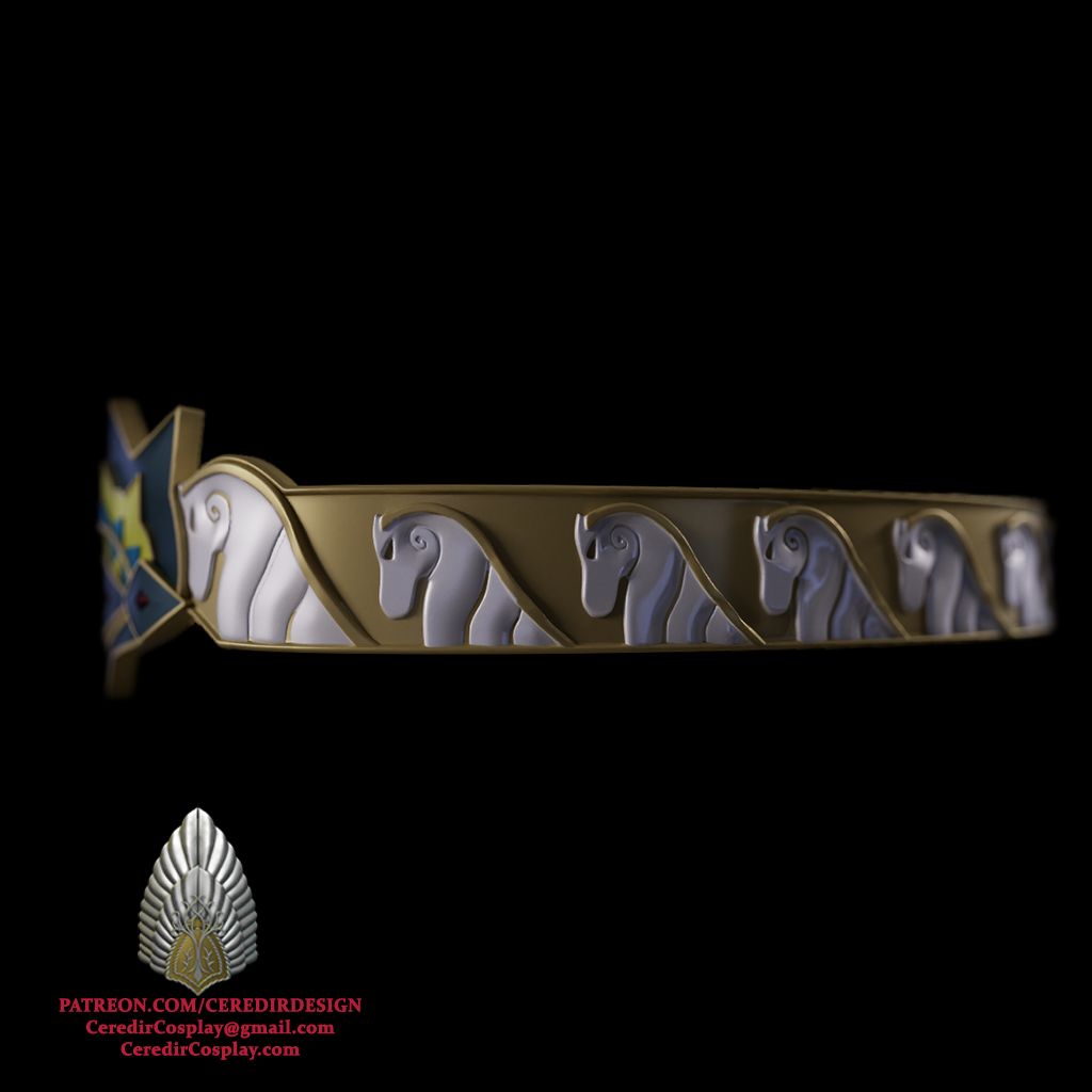 Helm Hammerhand Crown lord of the rings 3D DIGITAL DOWNLOAD