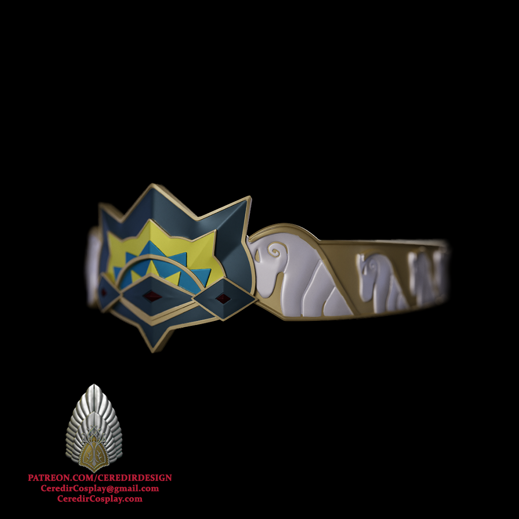 Helm Hammerhand Crown lord of the rings 3D DIGITAL DOWNLOAD