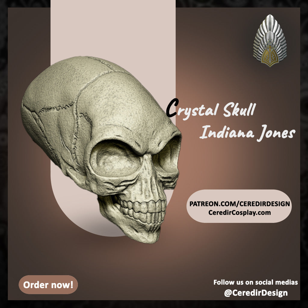 Indiana Jones Crystal Skull 3D DIGITAL DOWNLOAD