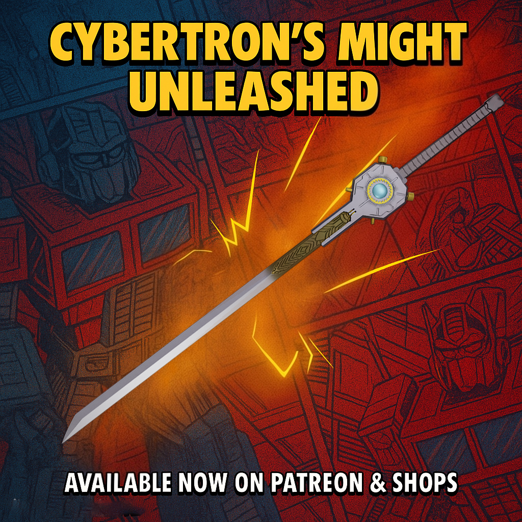 Transformers Cybertron Sword  3D Digital download