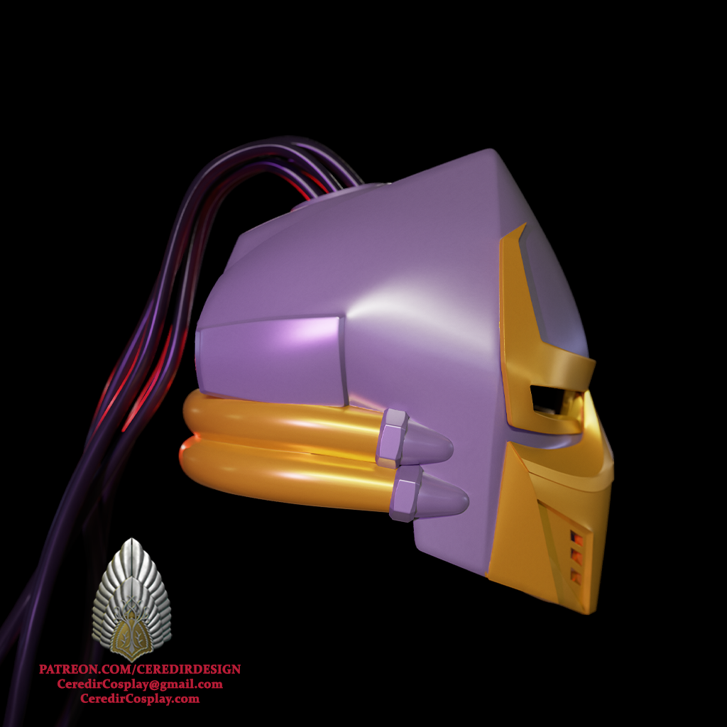 Cyrax helmet Mortal Kombat 3D DIGITAL DOWNLOAD