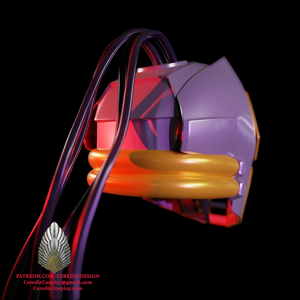 Cyrax helmet Mortal Kombat 3D DIGITAL DOWNLOAD