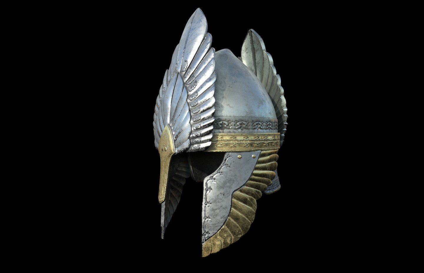 Elendil Helmet lord of the rings 3D DIGITAL DOWNLOAD