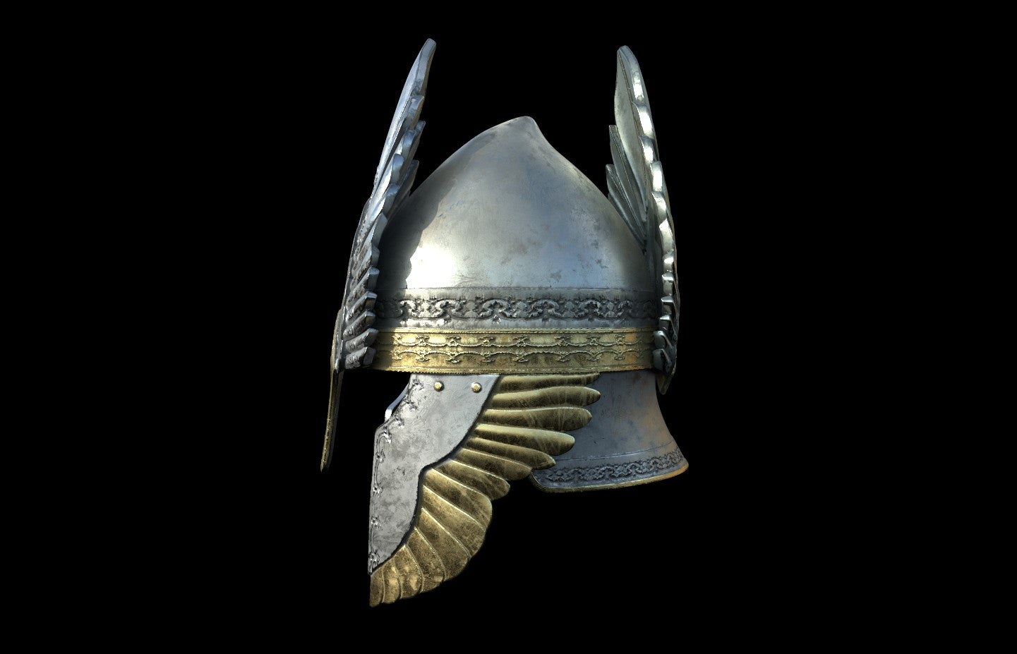 Elendil Helmet lord of the rings 3D DIGITAL DOWNLOAD