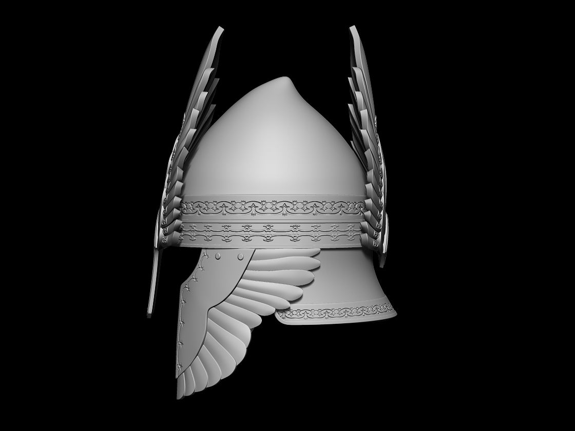 Elendil Helmet lord of the rings 3D DIGITAL DOWNLOAD