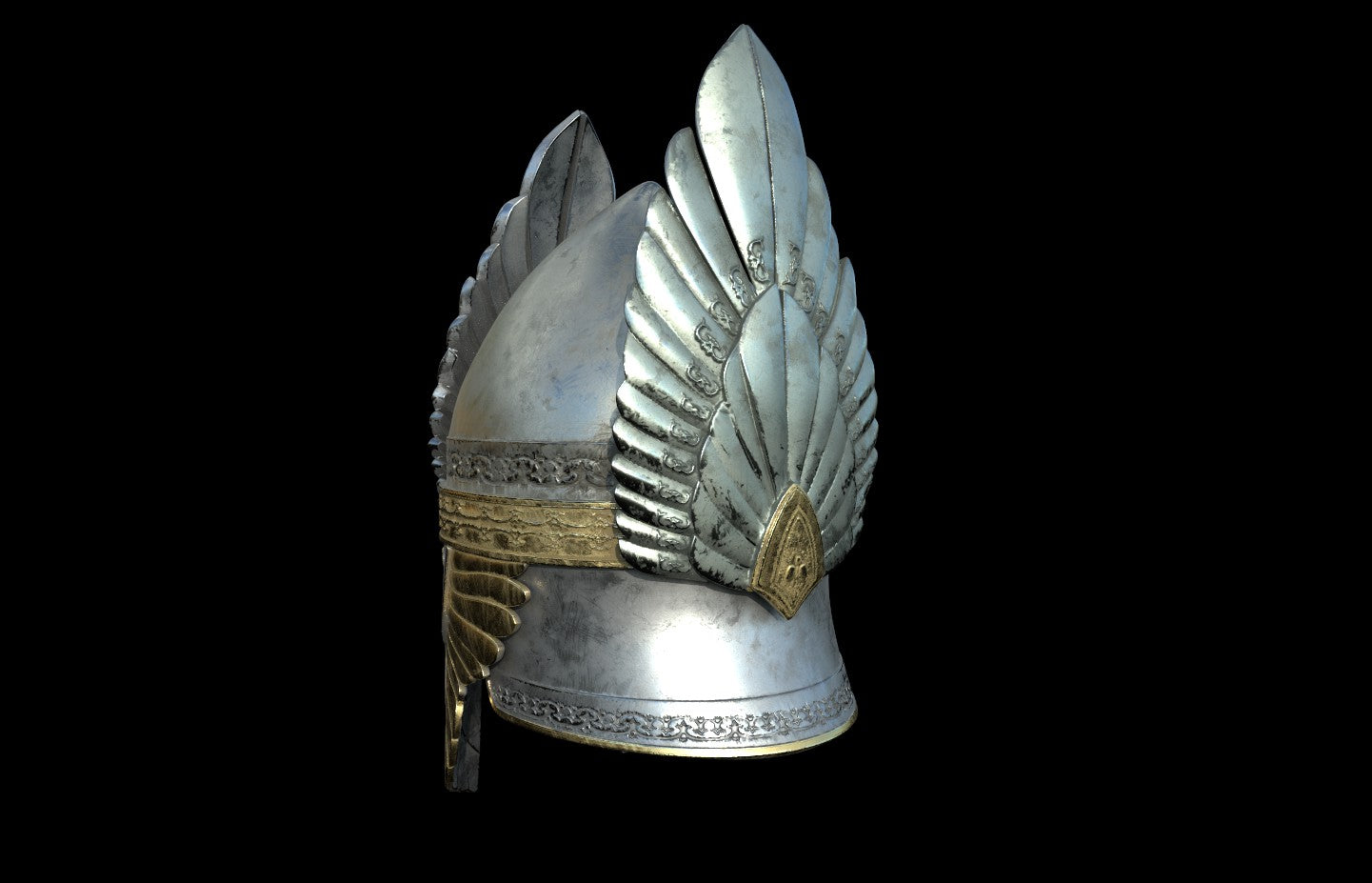 Elendil Helmet lord of the rings 3D DIGITAL DOWNLOAD