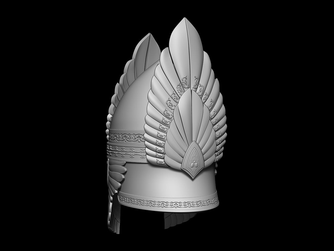 Elendil Helmet lord of the rings 3D DIGITAL DOWNLOAD