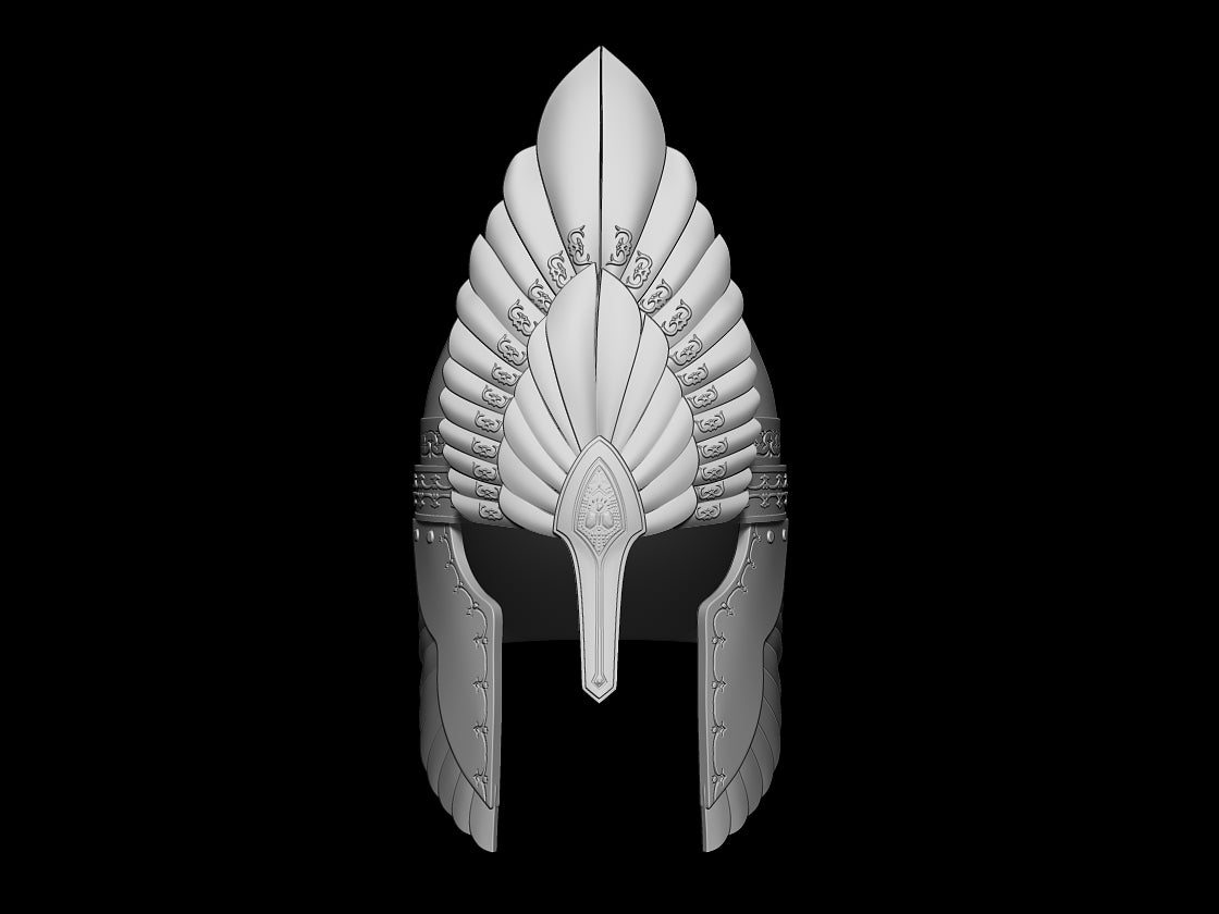 Elendil Helmet lord of the rings 3D DIGITAL DOWNLOAD