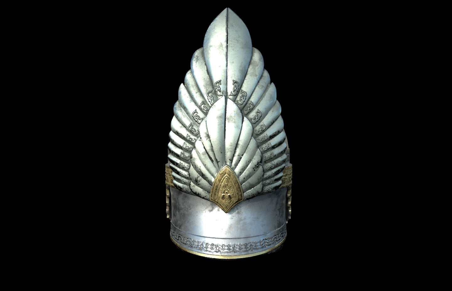 Elendil Helmet lord of the rings 3D DIGITAL DOWNLOAD