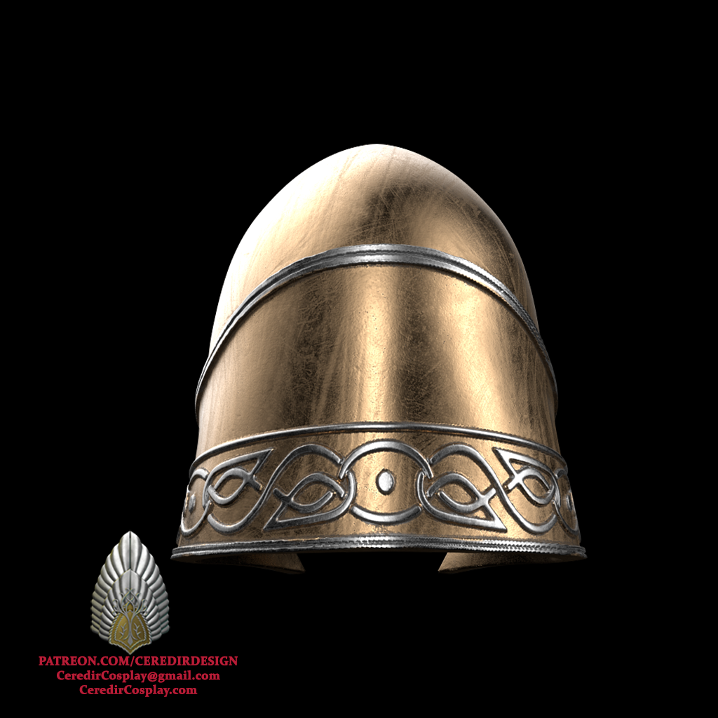 Eradan Ranger Helmet lord of the rings 3D DIGITAL DOWNLOAD