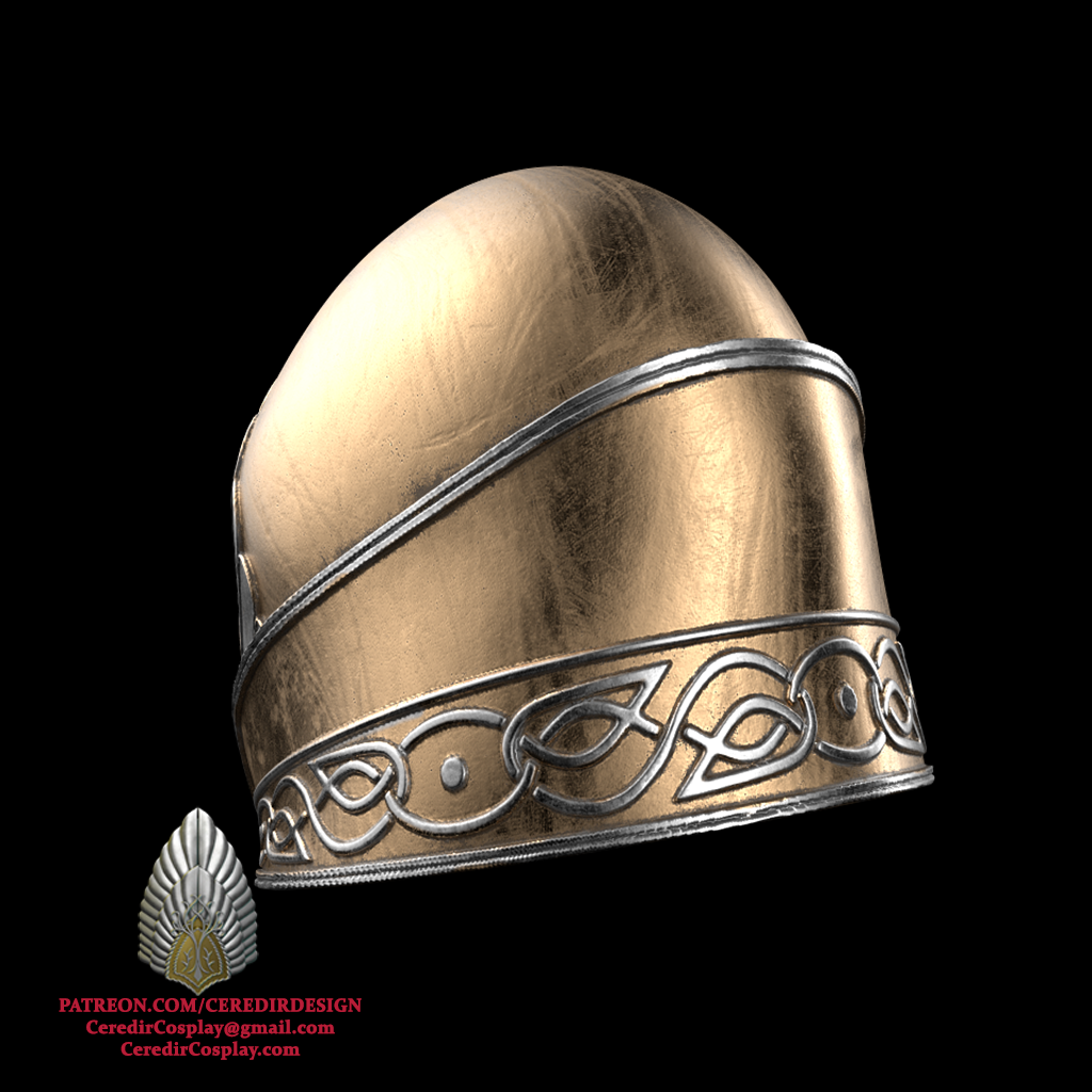 Eradan Ranger Helmet lord of the rings 3D DIGITAL DOWNLOAD