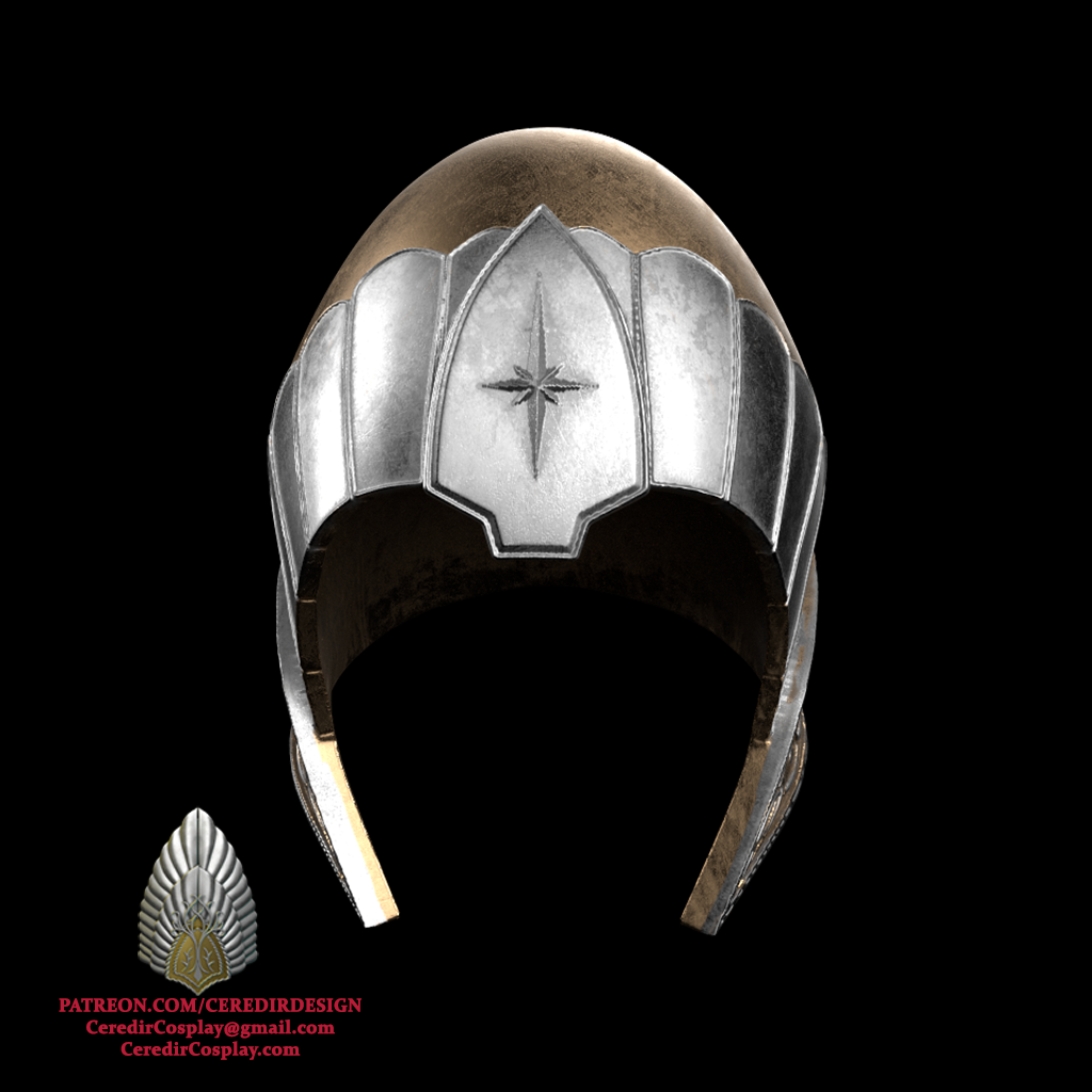 Eradan Ranger Helmet lord of the rings 3D DIGITAL DOWNLOAD