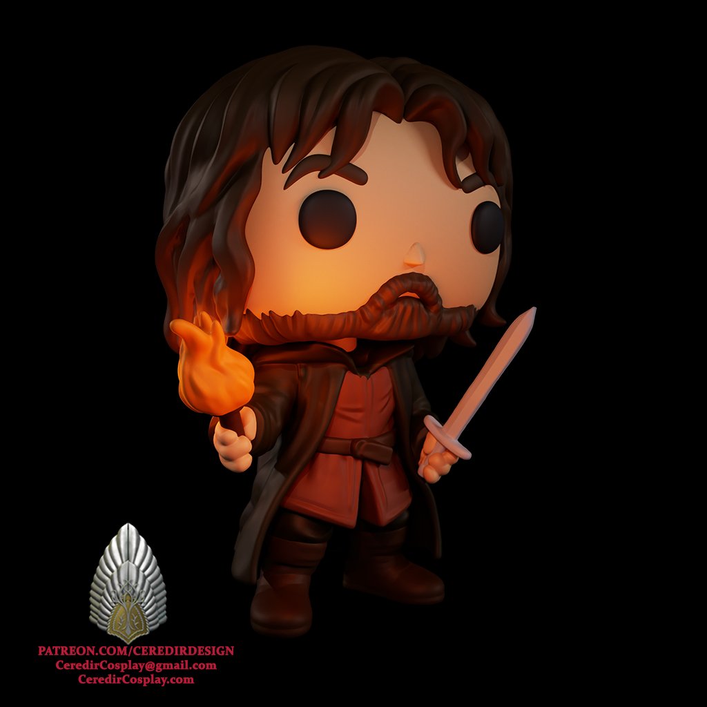 Aragorn Ranger Funko lord of the rings 3D DIGITAL DOWNLOAD