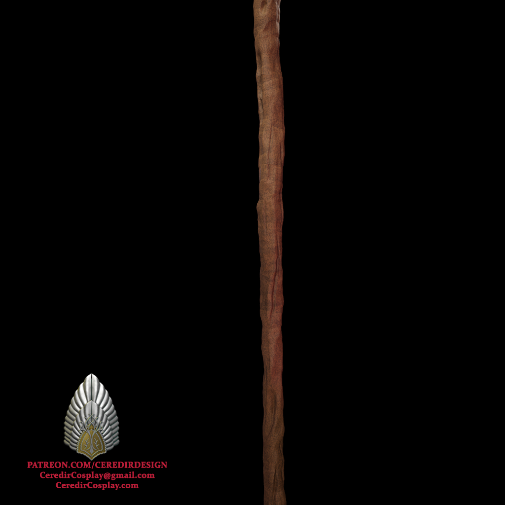 Gandalf Fellowship Staff lord of the rings 3d digital download