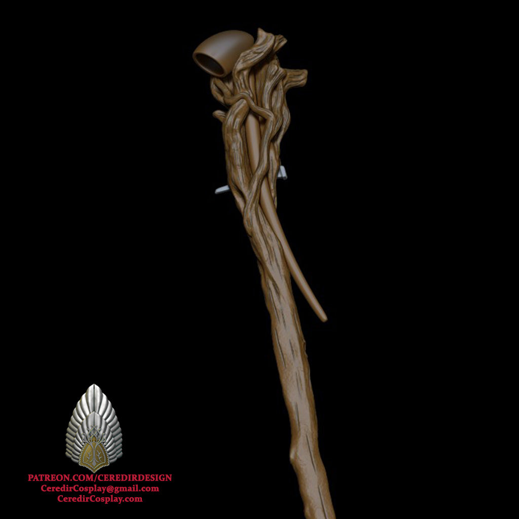 Gandalf the Grey Staff lord of the rings 3D DIGITAL DOWNLOAD