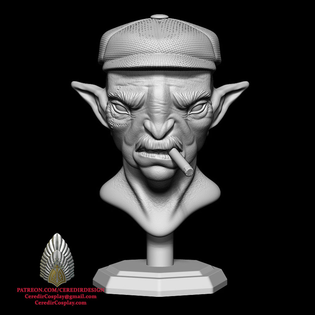 Gangster Goblin Bust 3D DIGITAL DOWNLOAD