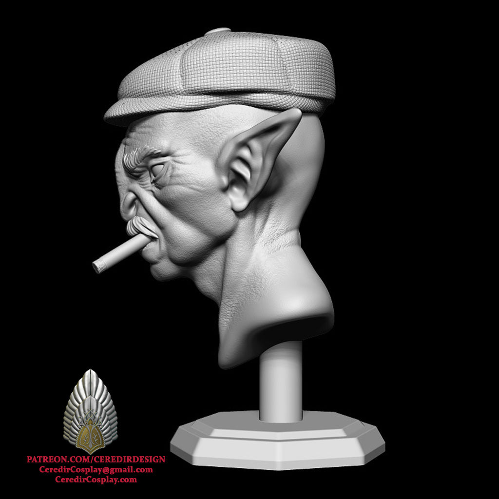 Gangster Goblin Bust 3D DIGITAL DOWNLOAD