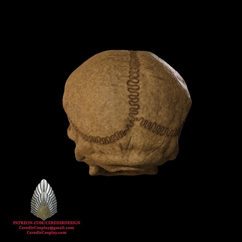 Gollum Skull lord of the rings 3d digital download