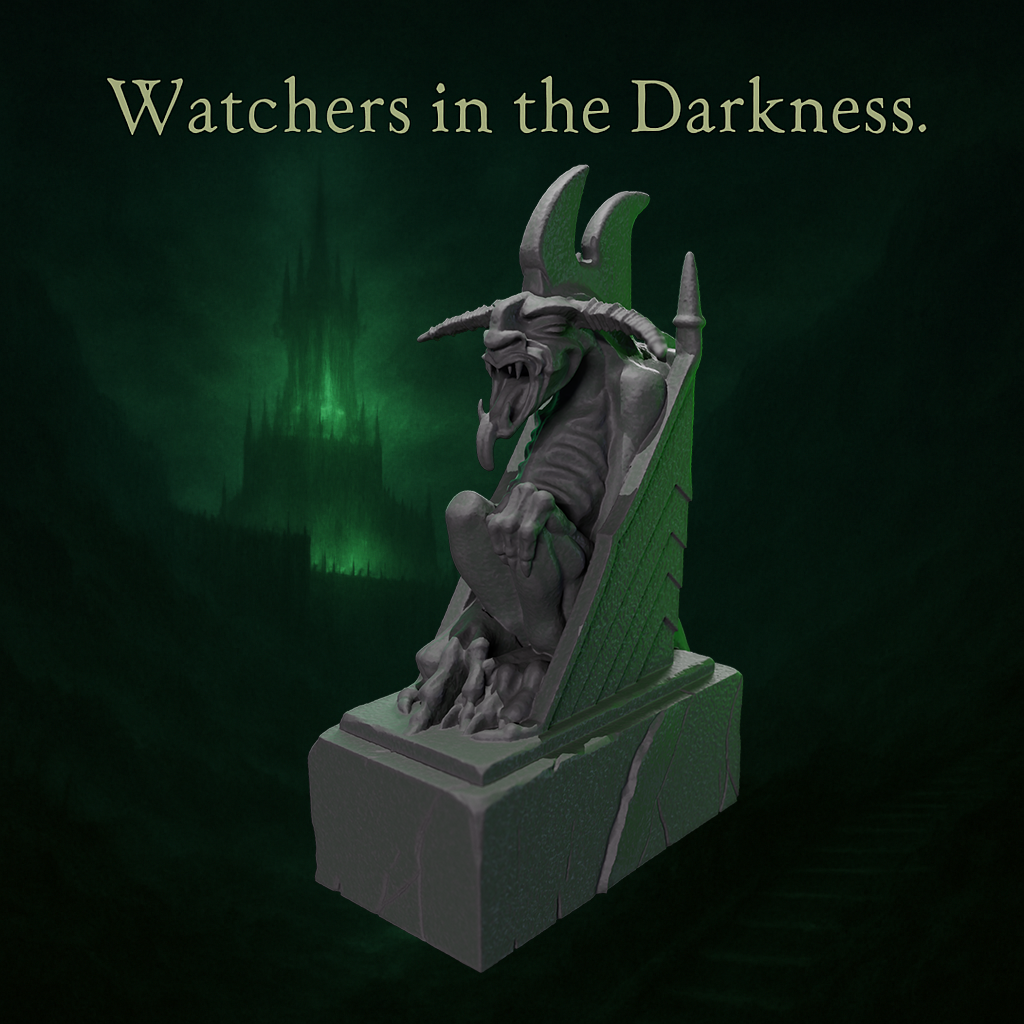 Minas Morgul Gargoyle lord of the rings 3D DIGITAL DOWNLOAD