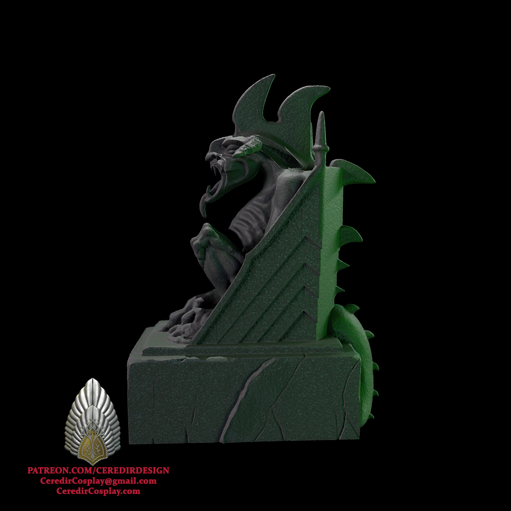 Minas Morgul Gargoyle lord of the rings 3D DIGITAL DOWNLOAD