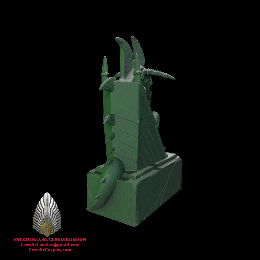 Minas Morgul Gargoyle lord of the rings 3D DIGITAL DOWNLOAD