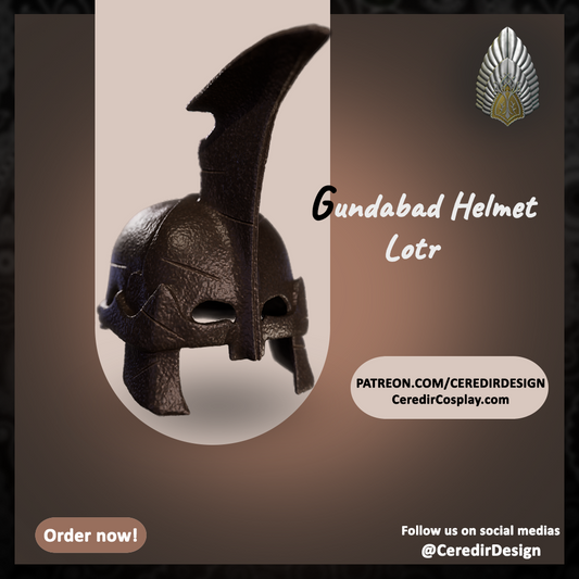 Gundabad Orc helmet lord of the rings 3D DIGITAL DOWNLOAD