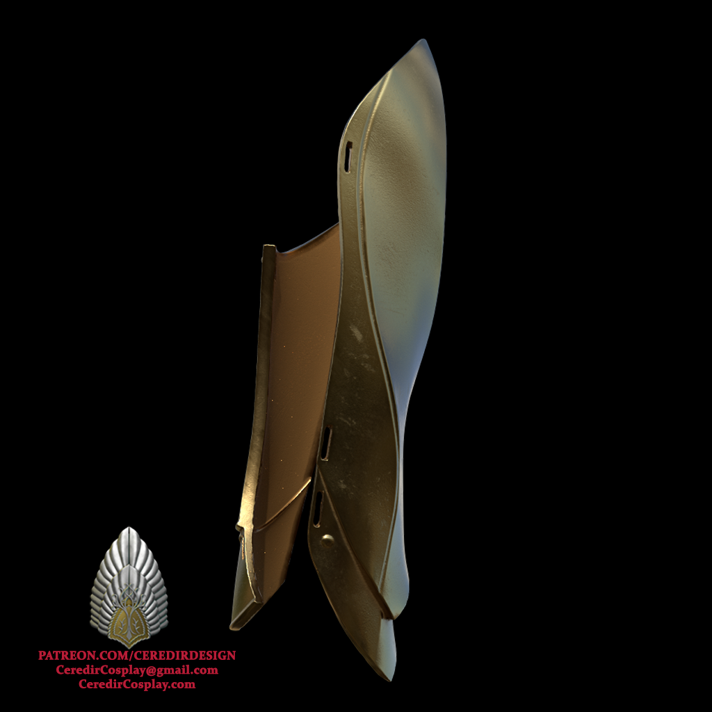 Haldir Gauntlet Armor lord of the rings 3D DIGITAL DOWNLOAD