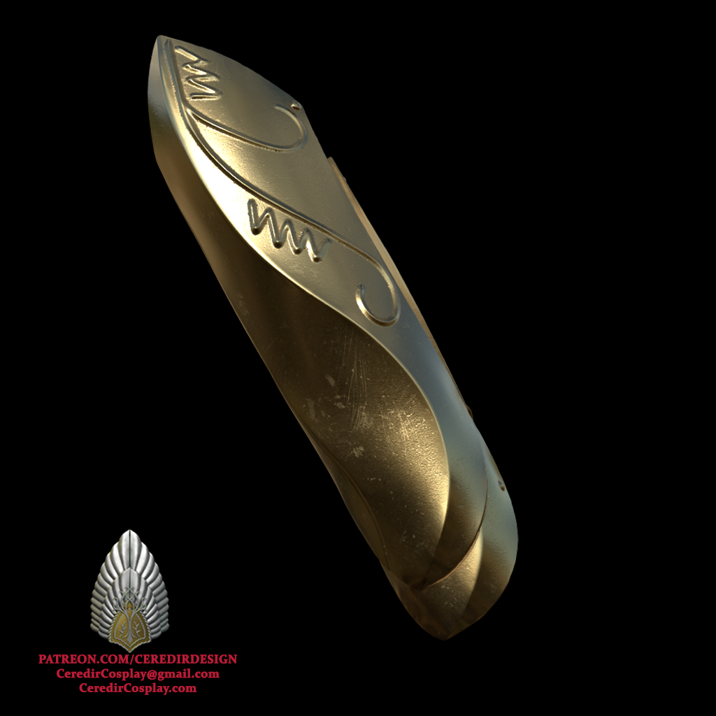 Haldir Gauntlet Armor lord of the rings 3D DIGITAL DOWNLOAD