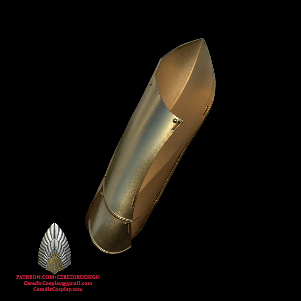 Haldir Gauntlet Armor lord of the rings 3D DIGITAL DOWNLOAD