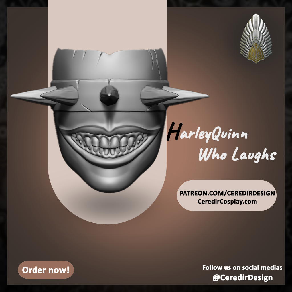 Harley Quinn Who Laughs 3d digital Download