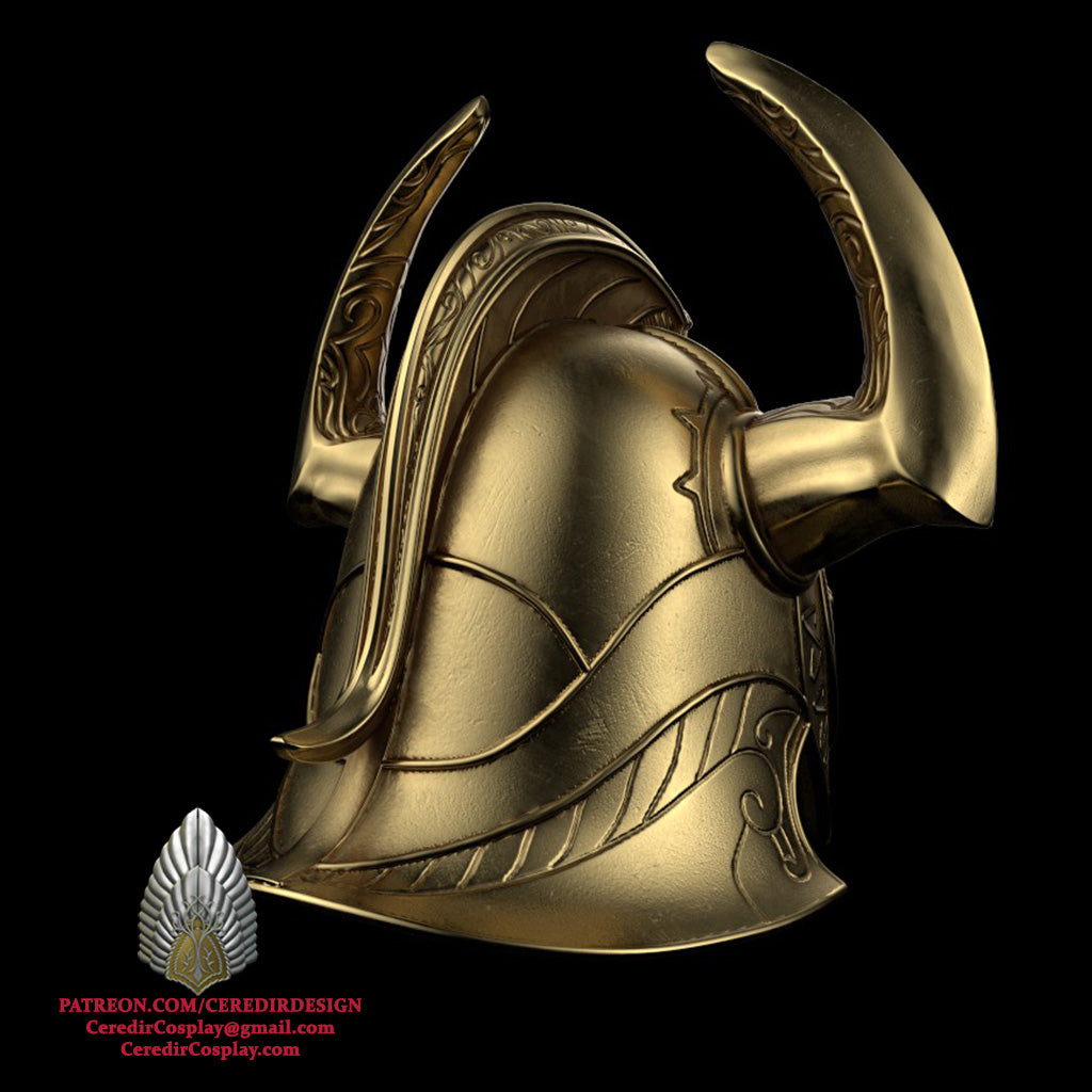 Helm Hammerhand Helmet lord of the rings 3D DIGITAL DOWNLOAD