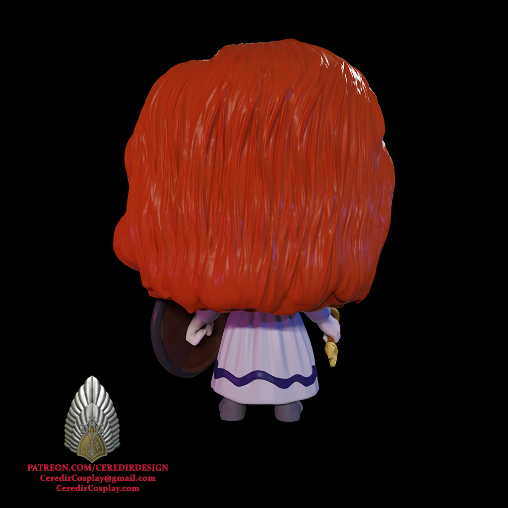 Hera Pop Inspired lord of the rings 3D DIGITAL DOWNLOAD