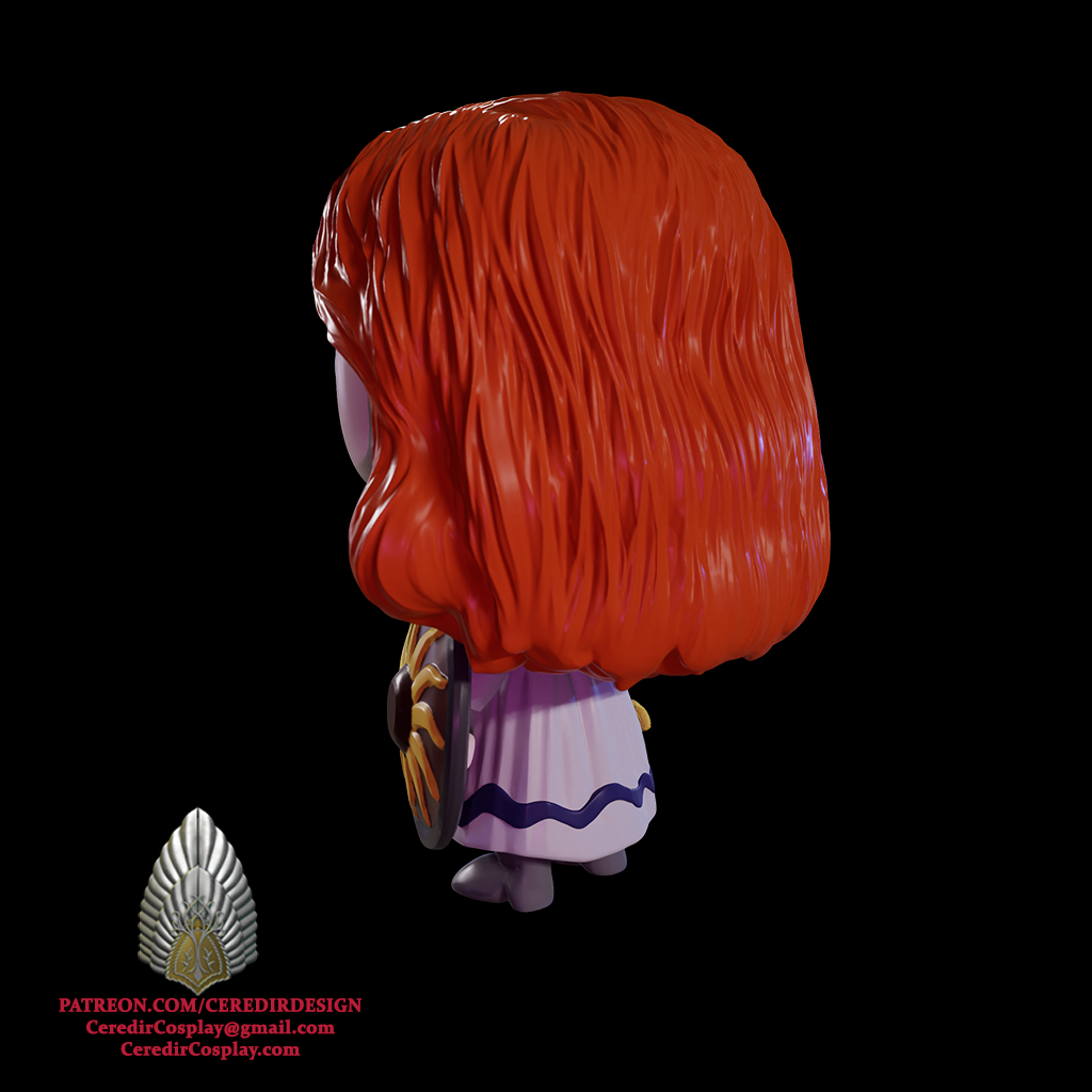 Hera Pop Inspired lord of the rings 3D DIGITAL DOWNLOAD