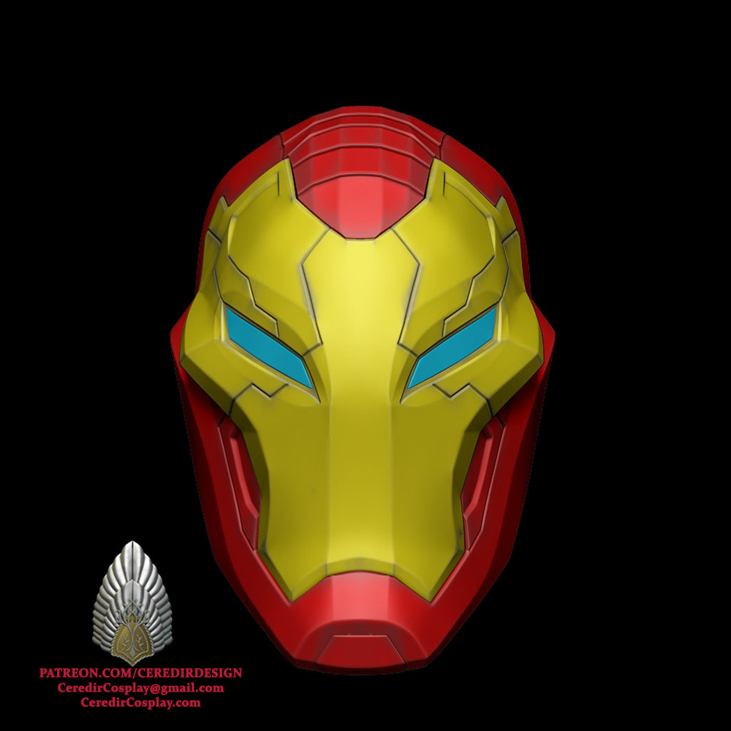 Iron Man Helmet Marvel Rivals 3D DIGITAL DOWNLOAD