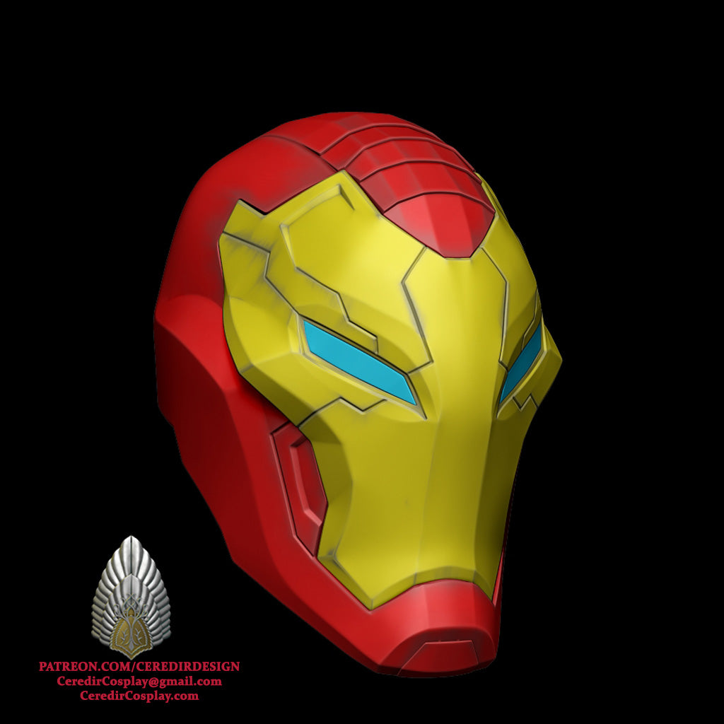 Iron Man Helmet Marvel Rivals 3D DIGITAL DOWNLOAD
