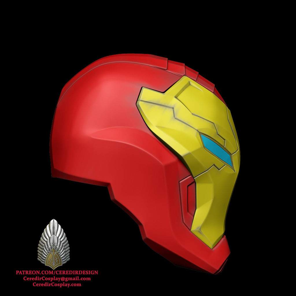Iron Man Helmet Marvel Rivals 3D DIGITAL DOWNLOAD